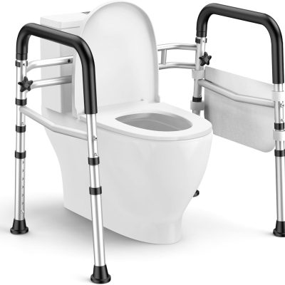 Adjustable Toilet Safety Frame for Seniors