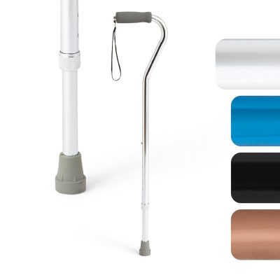 Aluminum Offset Walking Cane, 29-38"