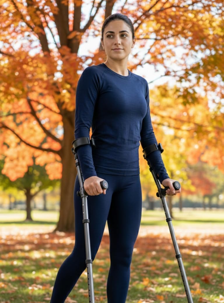 Spring Assist Forearm Crutches, Short, 350lb - Image 8