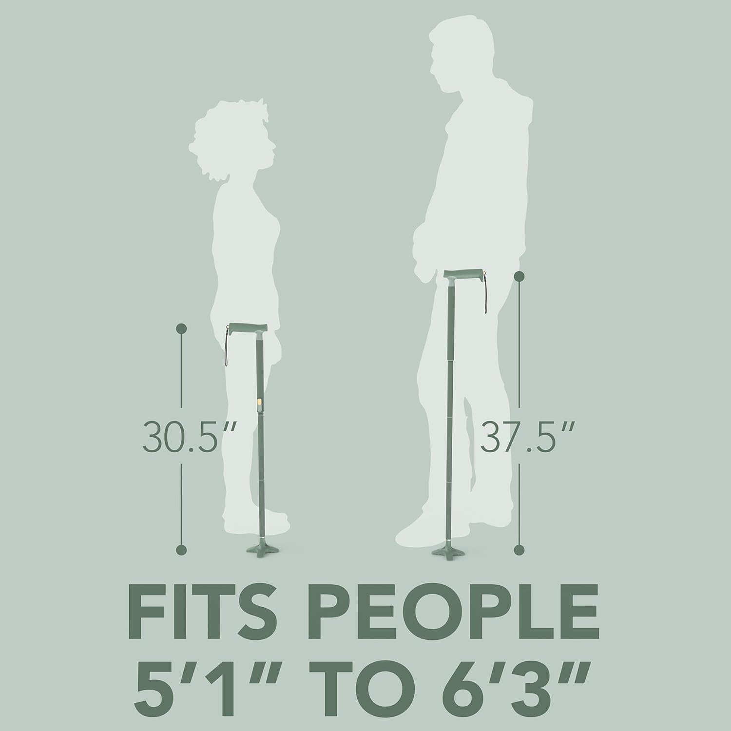 Foldable Walking Cane for Adults - Image 4