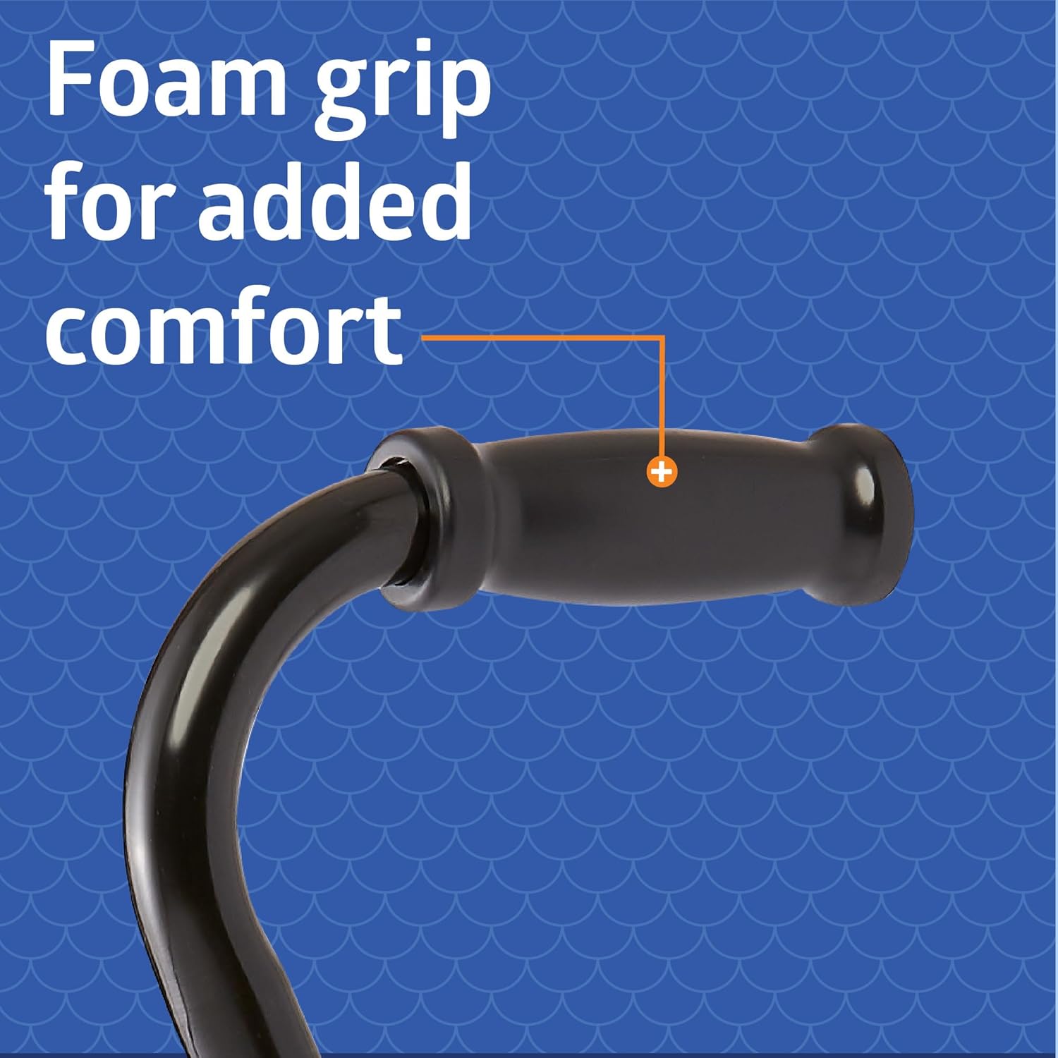 Aluminum Quad Cane, Small Base, 300 lb Capacity - Image 2