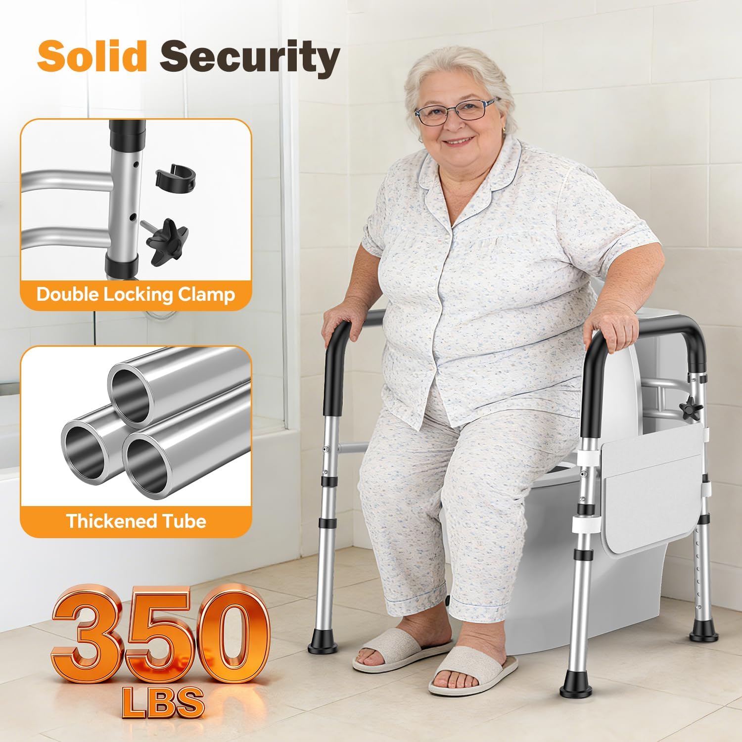 Adjustable Toilet Safety Frame for Seniors - Image 2
